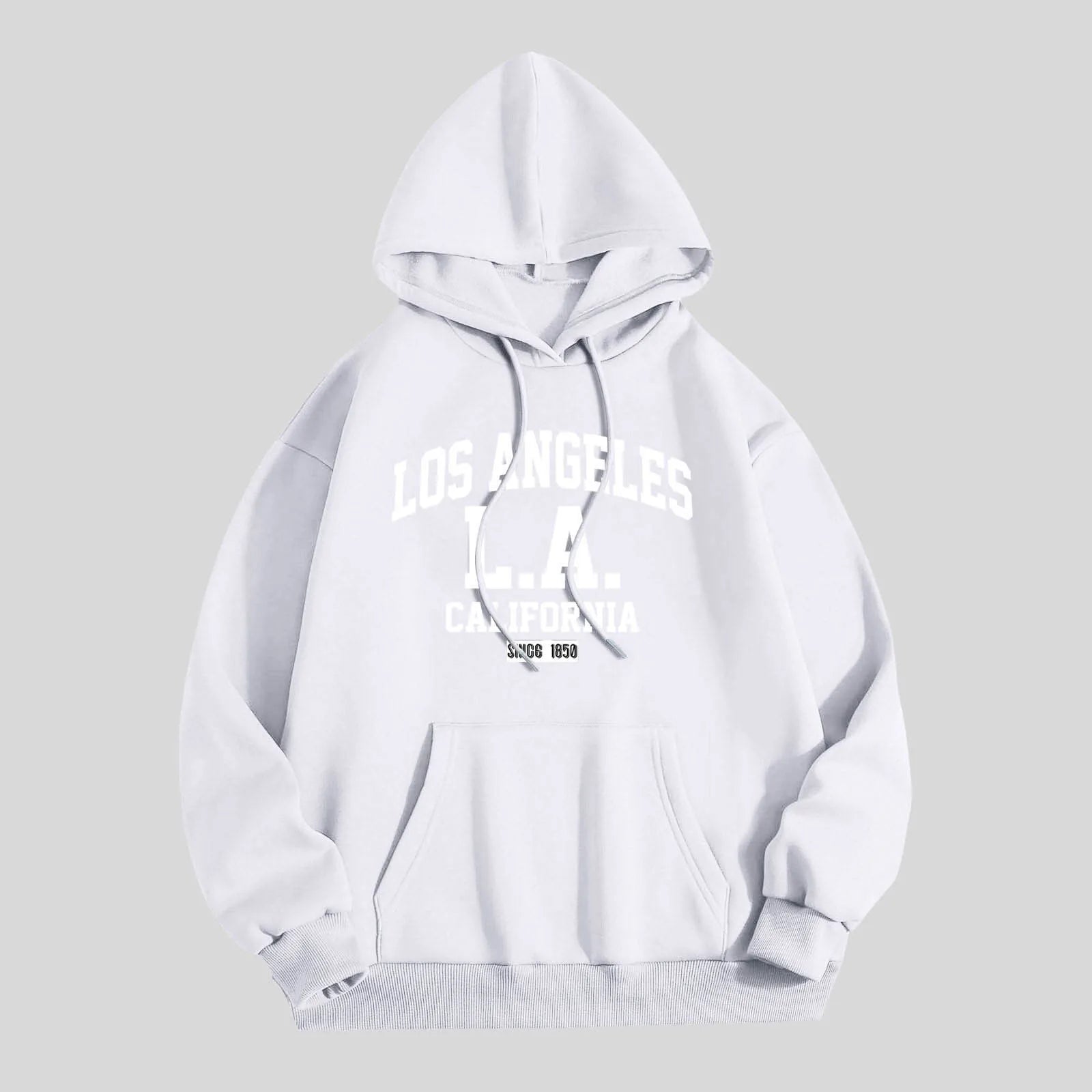 Brushed Letter Hoodie